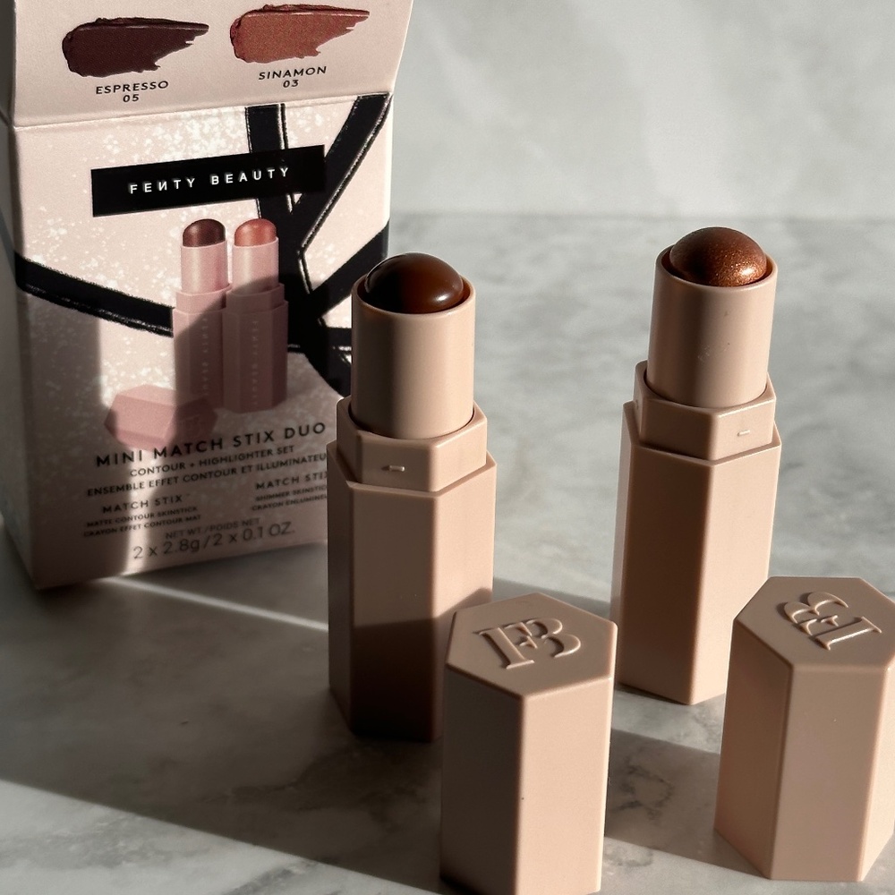 Fenty Snackz Mini Match Stix Duo Contor & Highlighter Set (Espresso + Sinamon)